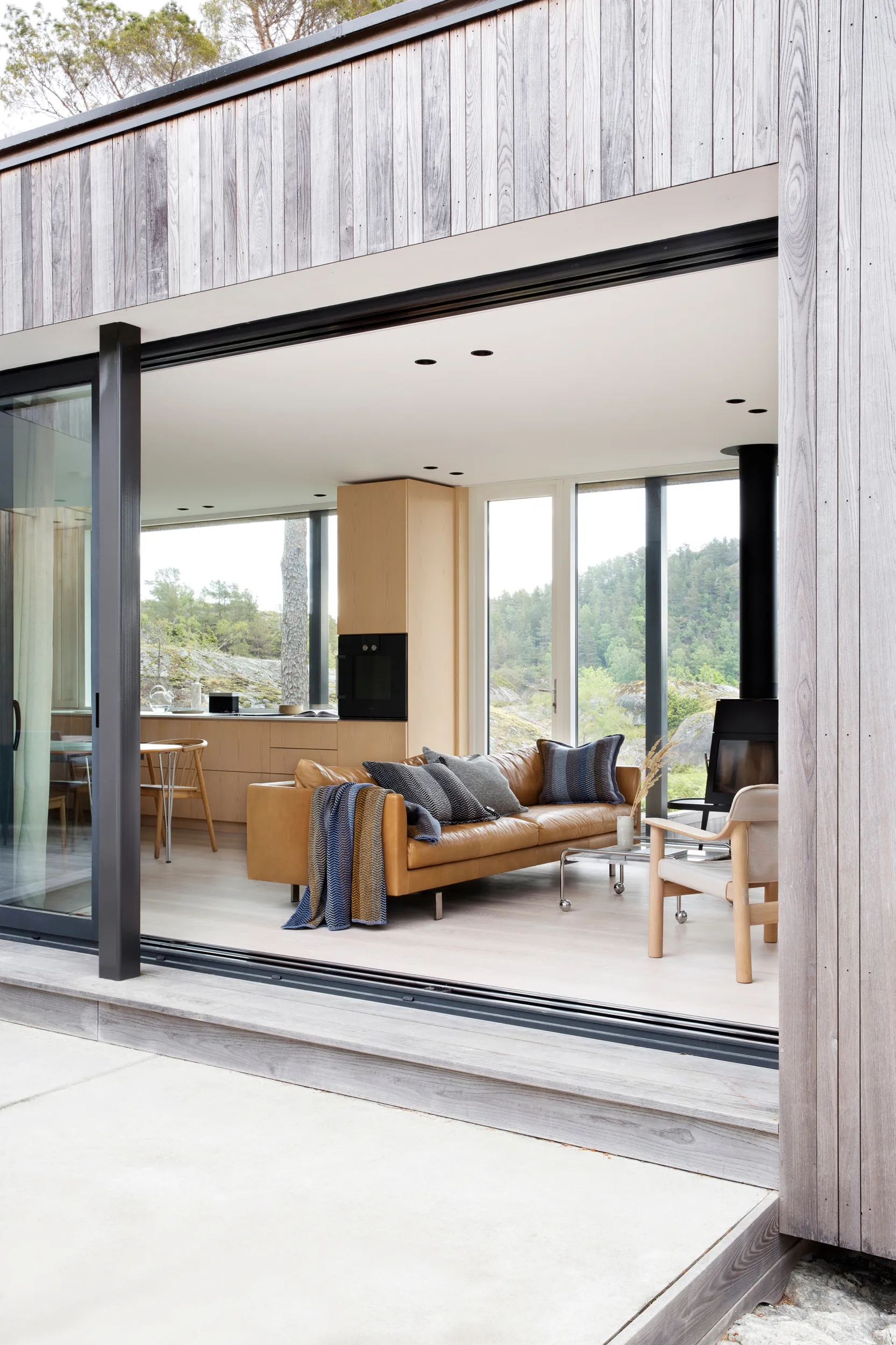 Fri 毯子 150x200 cm, November view Røros Tweed