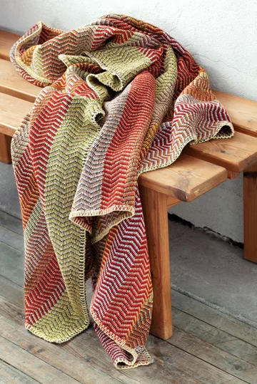Fri 毛毯 150x200cm - 夏日红 - Røros Tweed