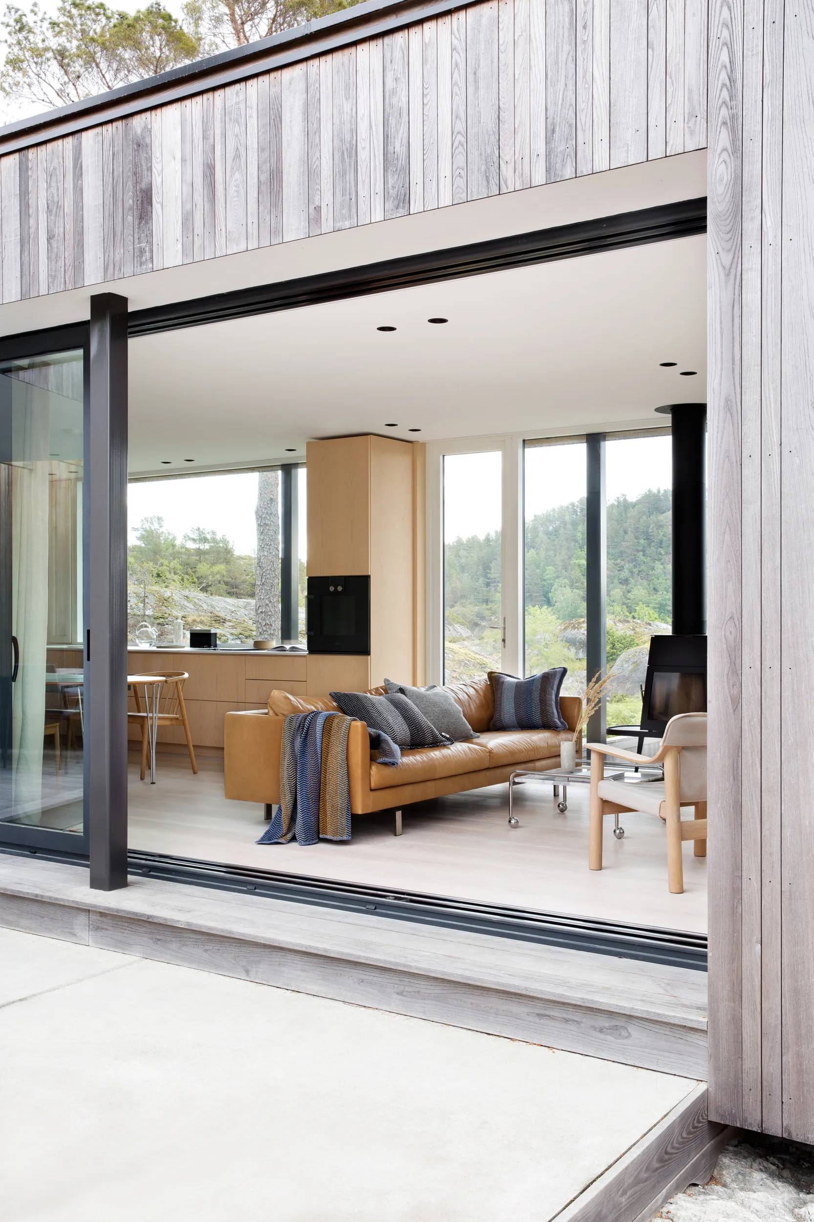 Fri 靠枕|靠垫 60x60 cm, November view Røros Tweed