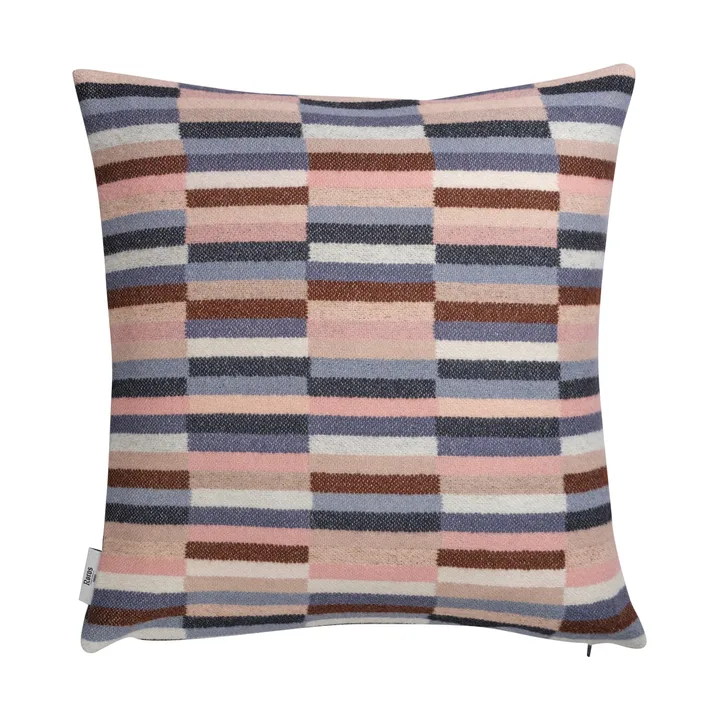 Ida 抱枕 50x50cm - 玫瑰粉_蓝色 - Røros Tweed
