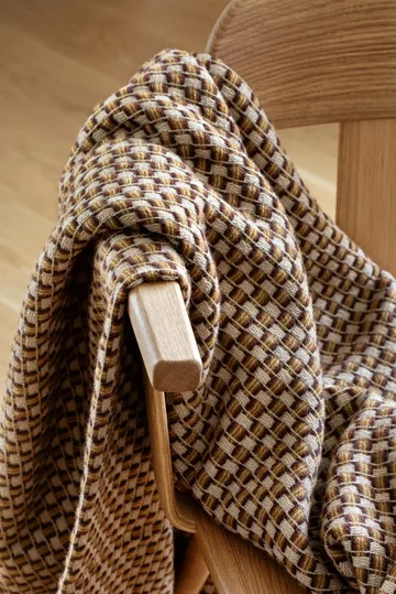 Isak 休闲毯 150x210cm - 栗棕色 - Røros Tweed