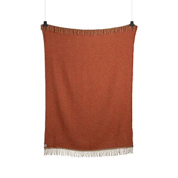 Isak 休闲毯 150x210cm - 漆树红 - Røros Tweed