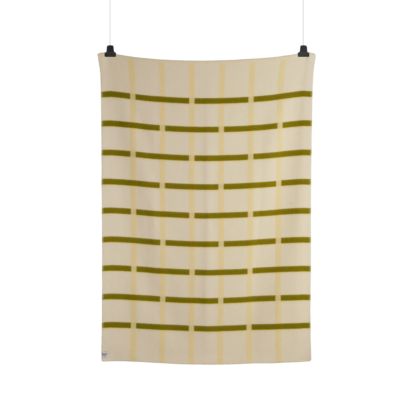 Knut 克努特 羊羔毛毯子 135x200 cm, 绿色 Røros Tweed