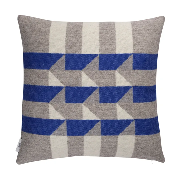 Kvam 抱枕 50x50cm - 蓝色 - Røros Tweed