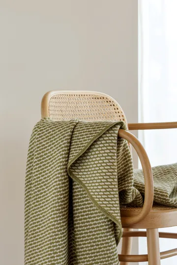 Mello 休闲毯 150x210cm - 树叶绿 - Røros Tweed