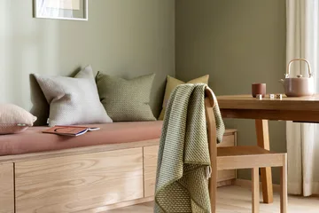 Mello 枕头50x50cm - 暖灰色 - Røros Tweed