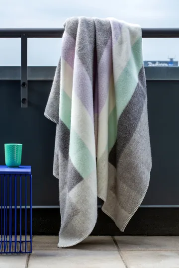 Mikkel 毛毯 135x200cm - 灰色 - Røros Tweed