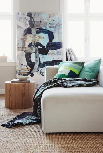 Mikkel 抱枕 50x50cm - 绿色 - Røros Tweed