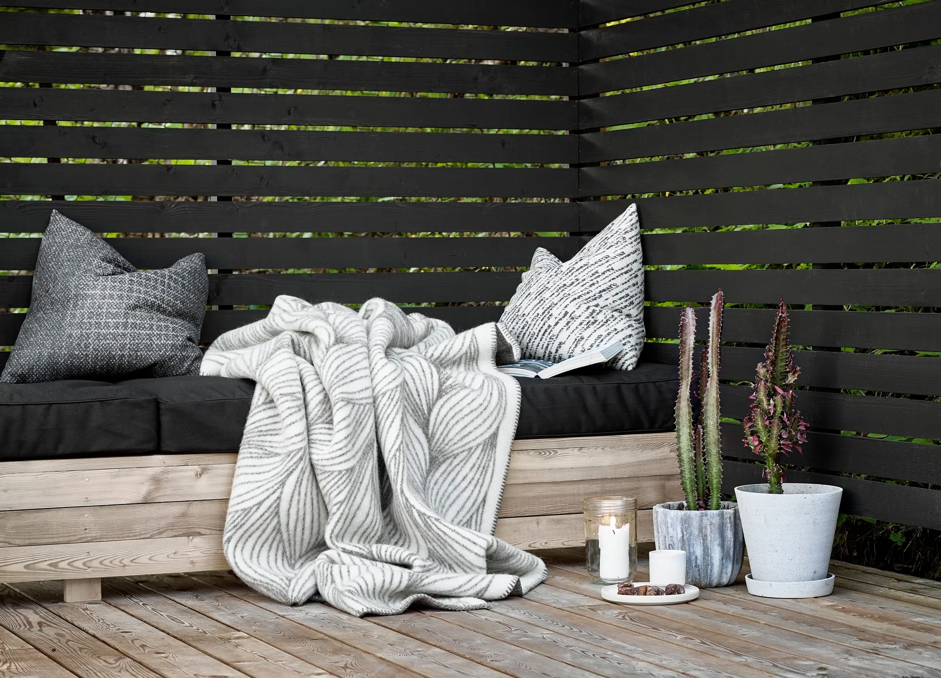 挪威纯羊毛 毛毯/靠垫  Naturpledd 天然羊毛毯子 135x200 cm, Braid Røros Tweed