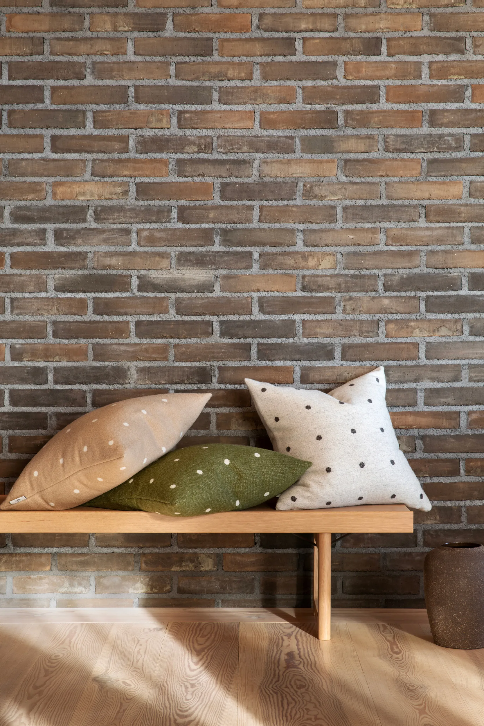 Pastille 靠枕|靠垫 50x50 cm, Mushroom Røros Tweed