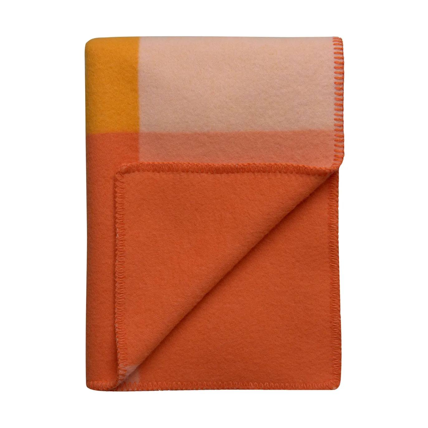 Syndin 彩色方块 羊羔毛毯子 135x200 cm, Cloudberry Røros Tweed