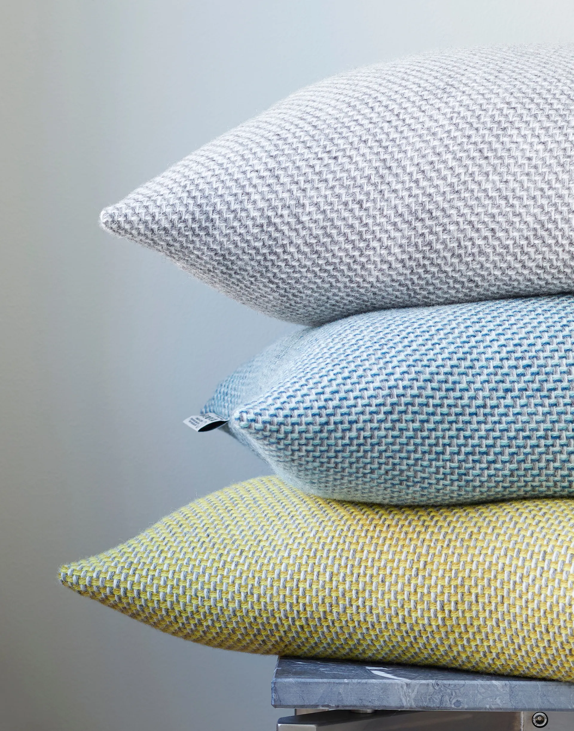 Una 靠枕|靠垫 50x50 cm, Ochre Røros Tweed