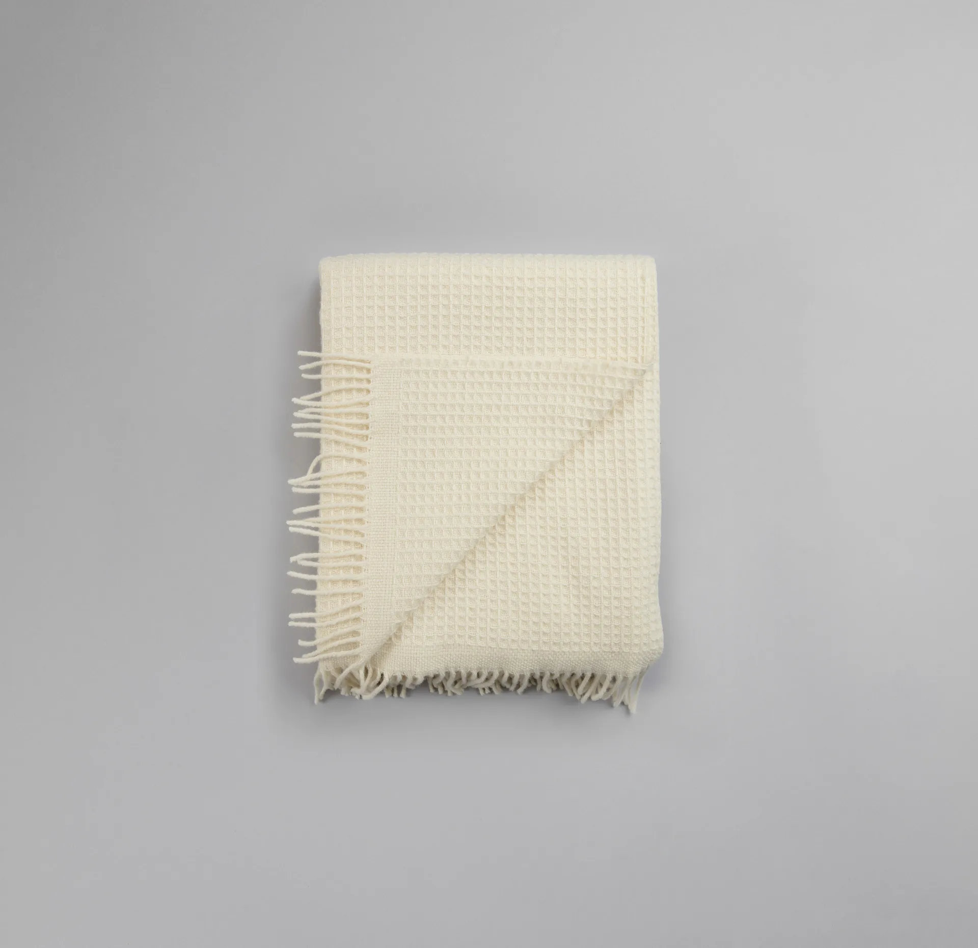 Vega 休闲毯 150x210cm, 自然色 Røros Tweed