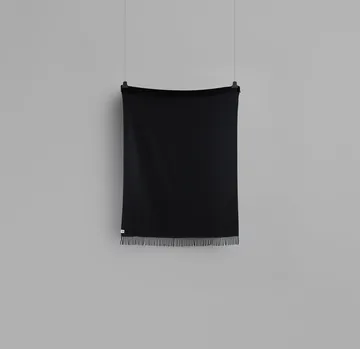 Vega 休闲毯 150x210cm - 黑色 - Røros Tweed