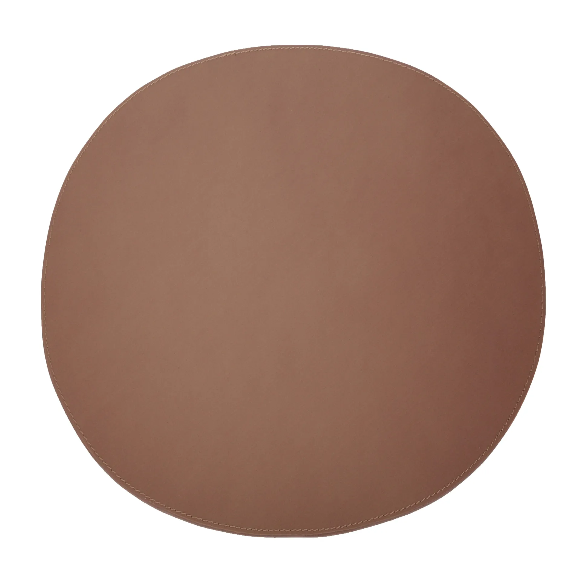 Ørskov 餐垫  leather round, cognac Ørskov