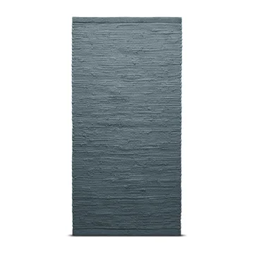 棉 地毯 65x135 cm - steel 灰色 (灰色) - Rug Solid
