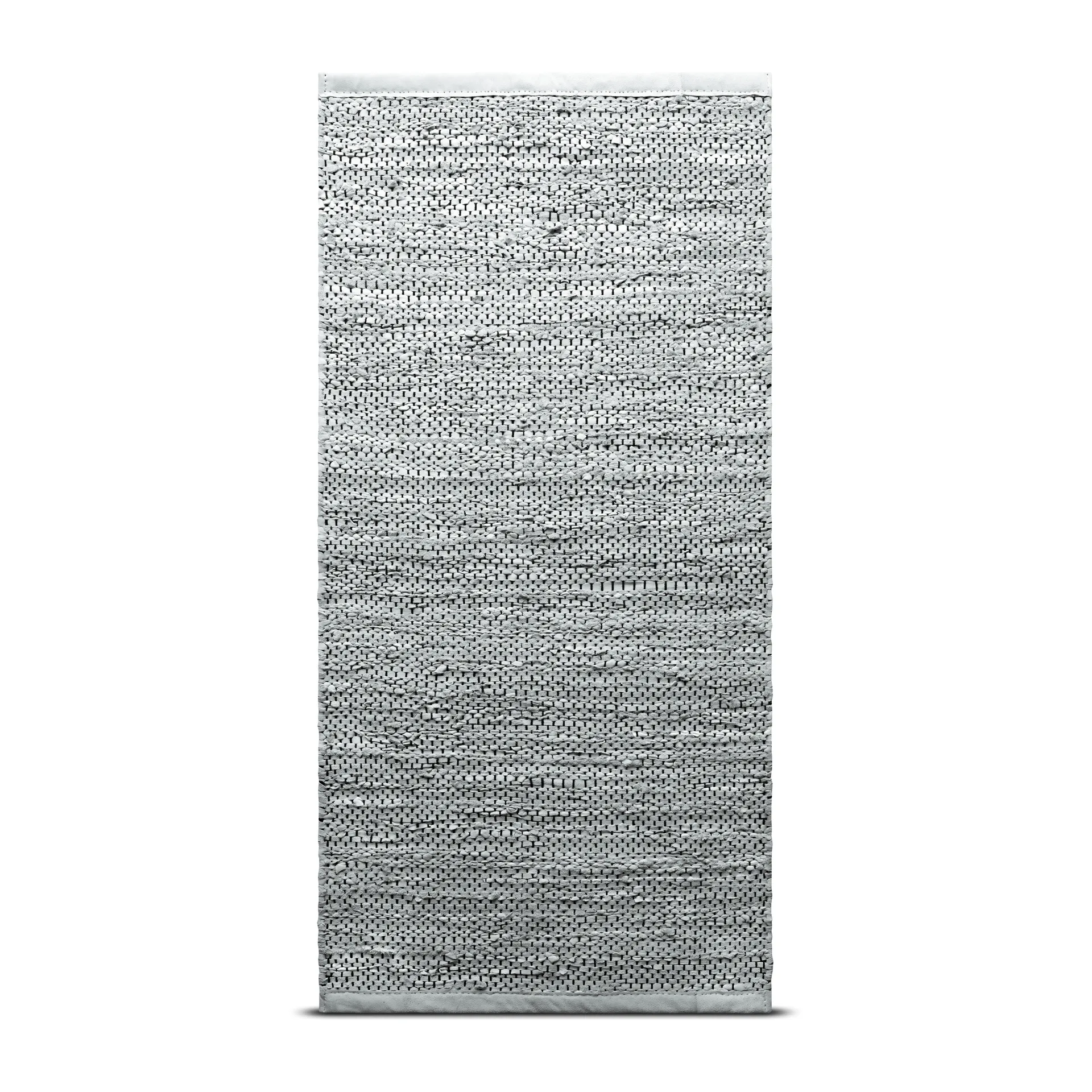 Leather 地毯  60x90 cm, light 灰色 (light 灰色) Rug Solid