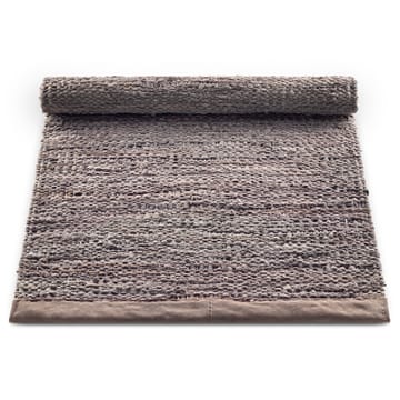Leather 地毯  65x135 cm - wood (棕色) - Rug Solid
