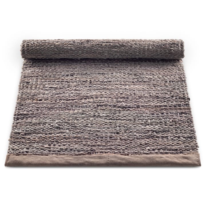Leather 地毯  65x135 cm, wood (棕色) Rug Solid