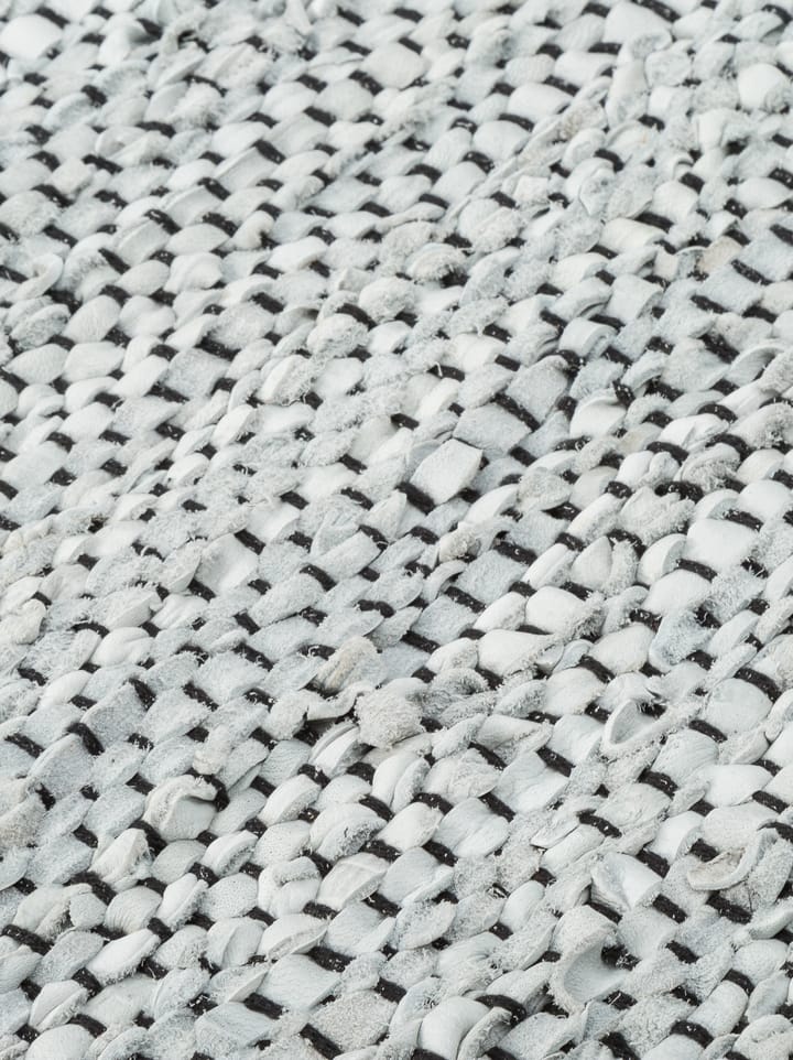 Leather 地毯  75x200 cm, light 灰色 (light 灰色) Rug Solid