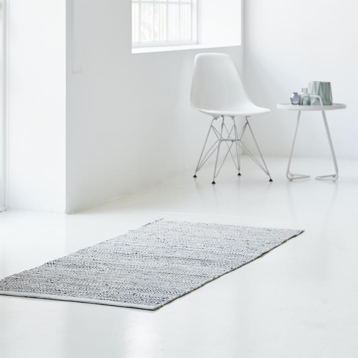 Leather 地毯  75x200 cm, light 灰色 (light 灰色) Rug Solid