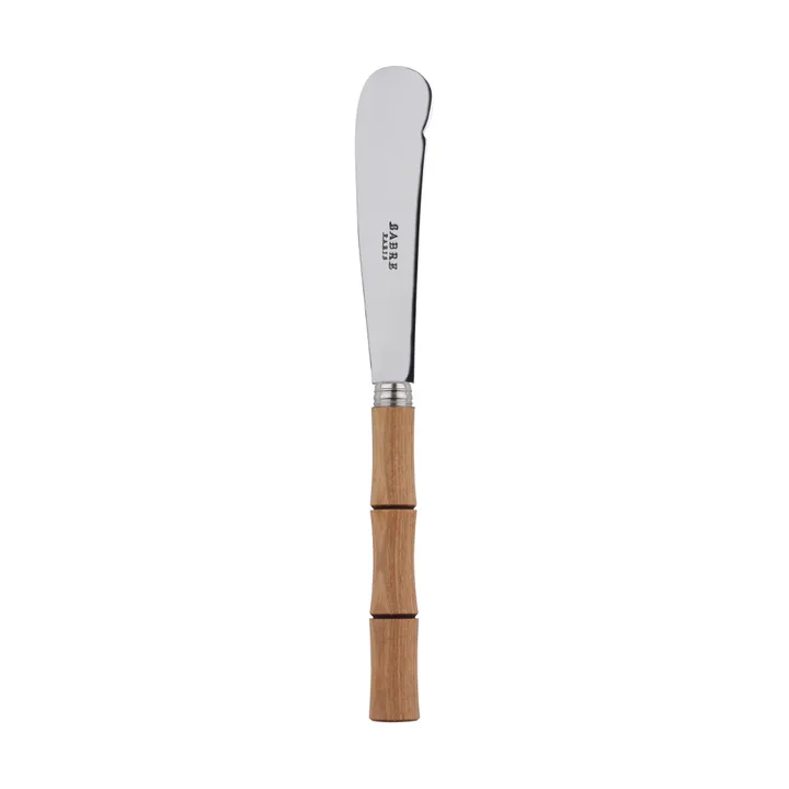 Bamboo Shape 竹制黄油刀16cm - 浅色木纹层压板 - SABRE Paris
