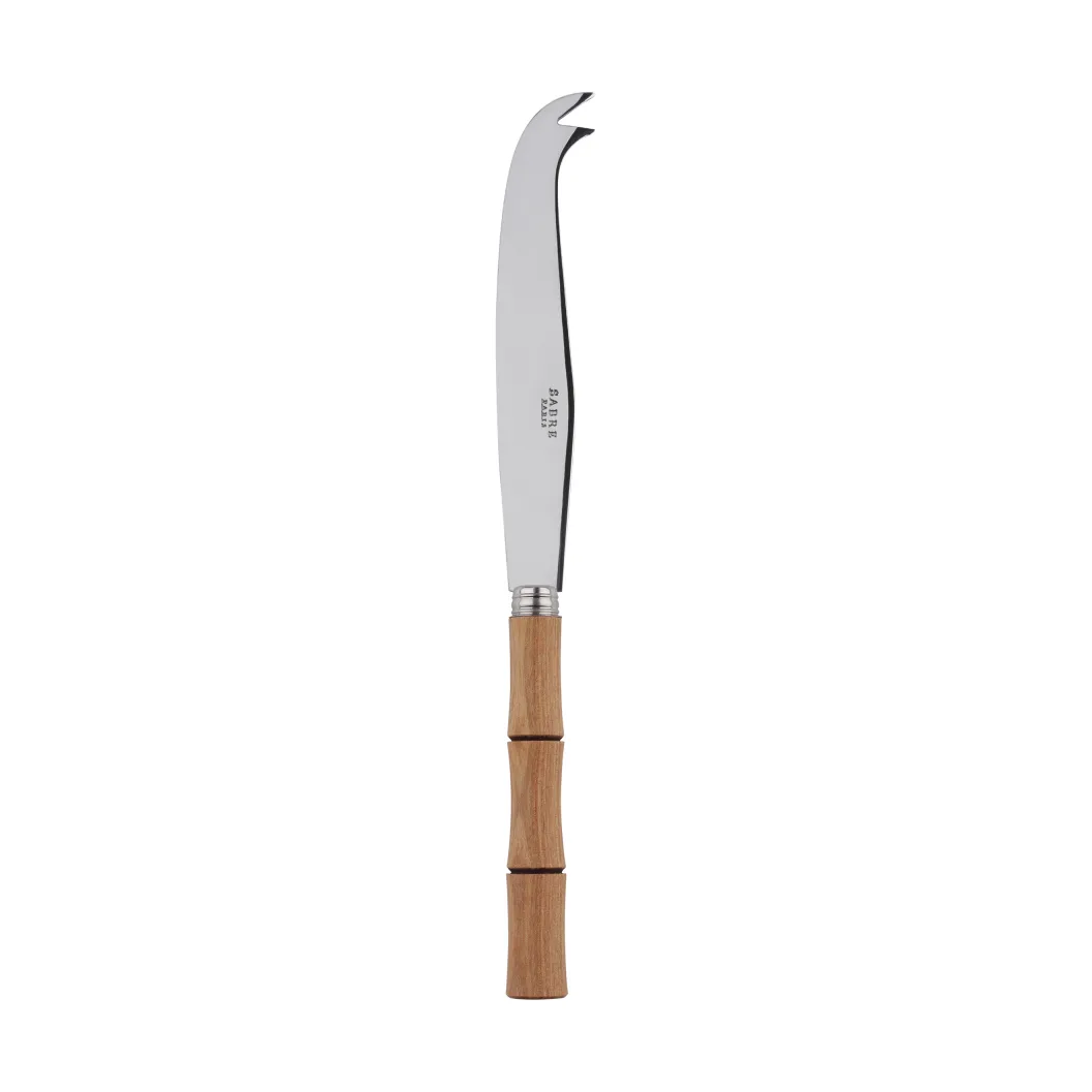 Bamboo Shape 竹制芝士刀16cm, 浅色木纹层压板 SABRE Paris
