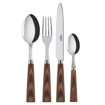 Nature餐具 24件套 - 原木色 - SABRE Paris