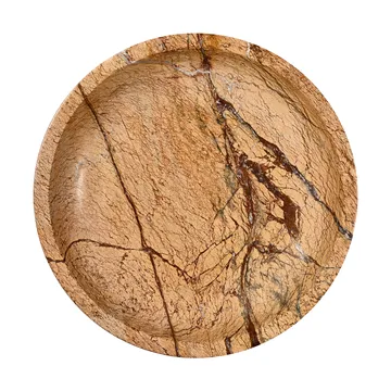 石材大号碗 Ø28cm - 森林棕大理石纹 - Sagaform