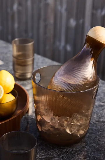 Billi 水瓶/玻璃水瓶 1,4 L - 褐色 - Sagaform