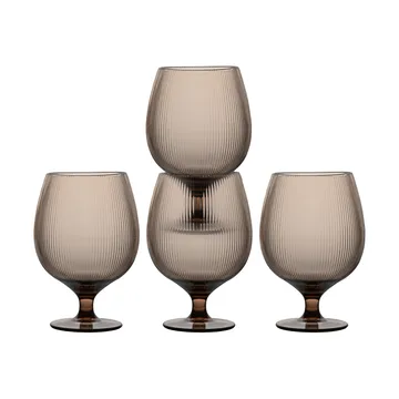 Billi 啤酒杯 500ml 4件装 - 棕色 - Sagaform