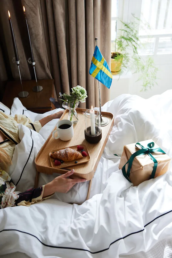 Carl 床上用品套装 150x210 cm, 白色 Sagaform