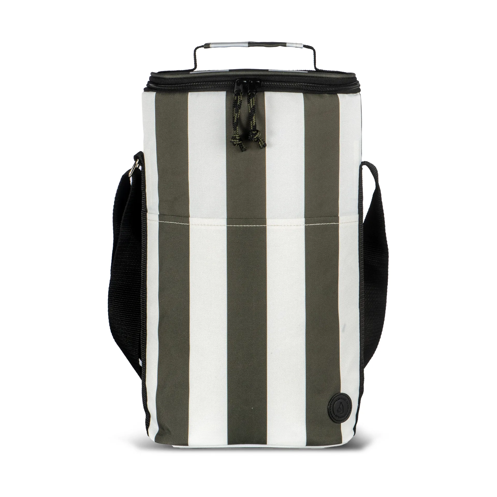 City cooler bag tall 9 L, 绿色-白色的 Sagaform
