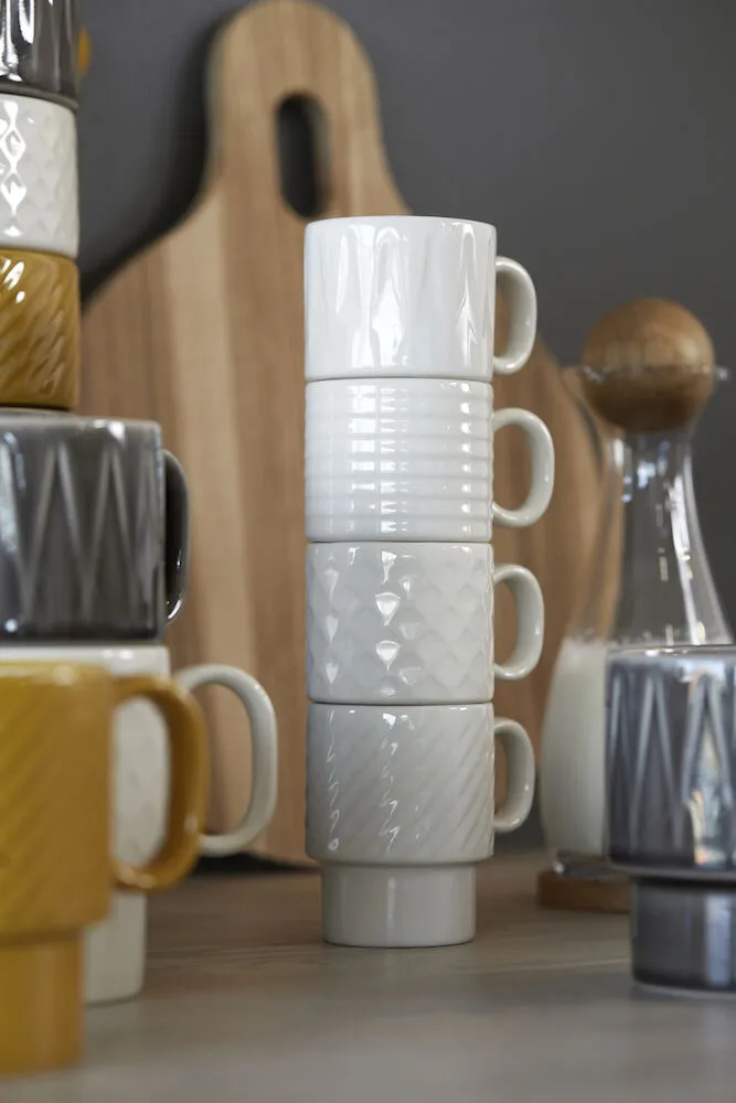 Coffee & More 浓缩咖啡杯4件装, 白色 Sagaform