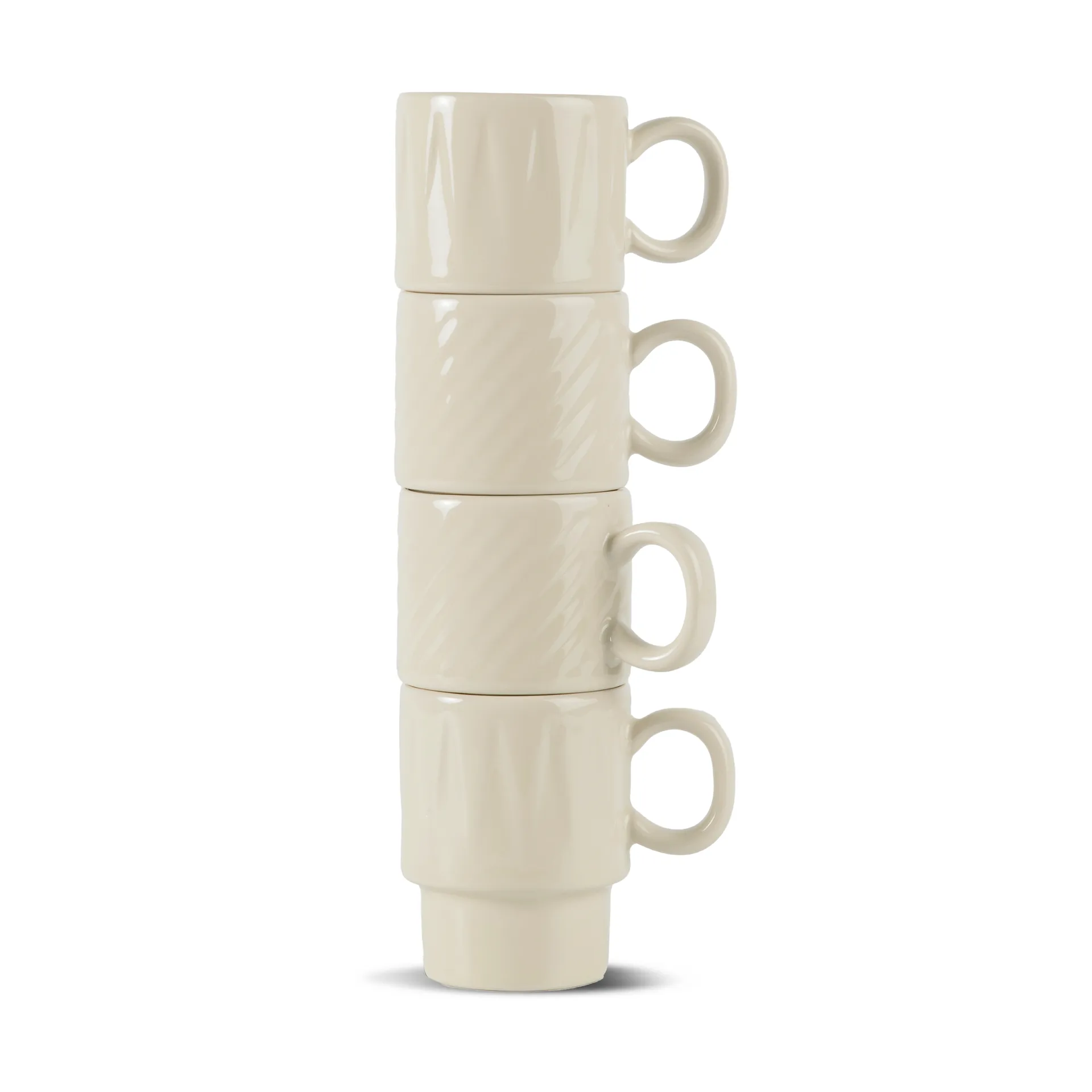 Coffee & More 浓缩咖啡杯4件装, 米色 Sagaform