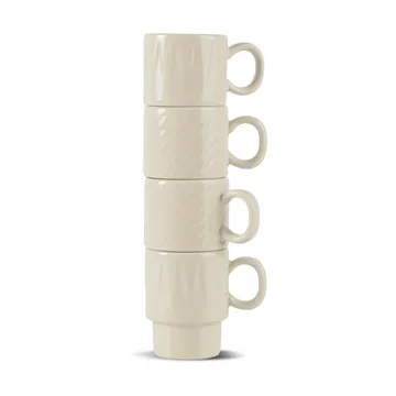 Coffee & More 浓缩咖啡杯4件装 - 米色 - Sagaform