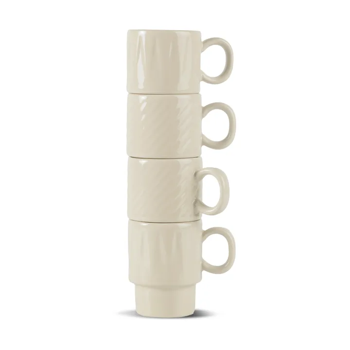 Coffee & More 浓缩咖啡杯4件装 - 米色 - Sagaform