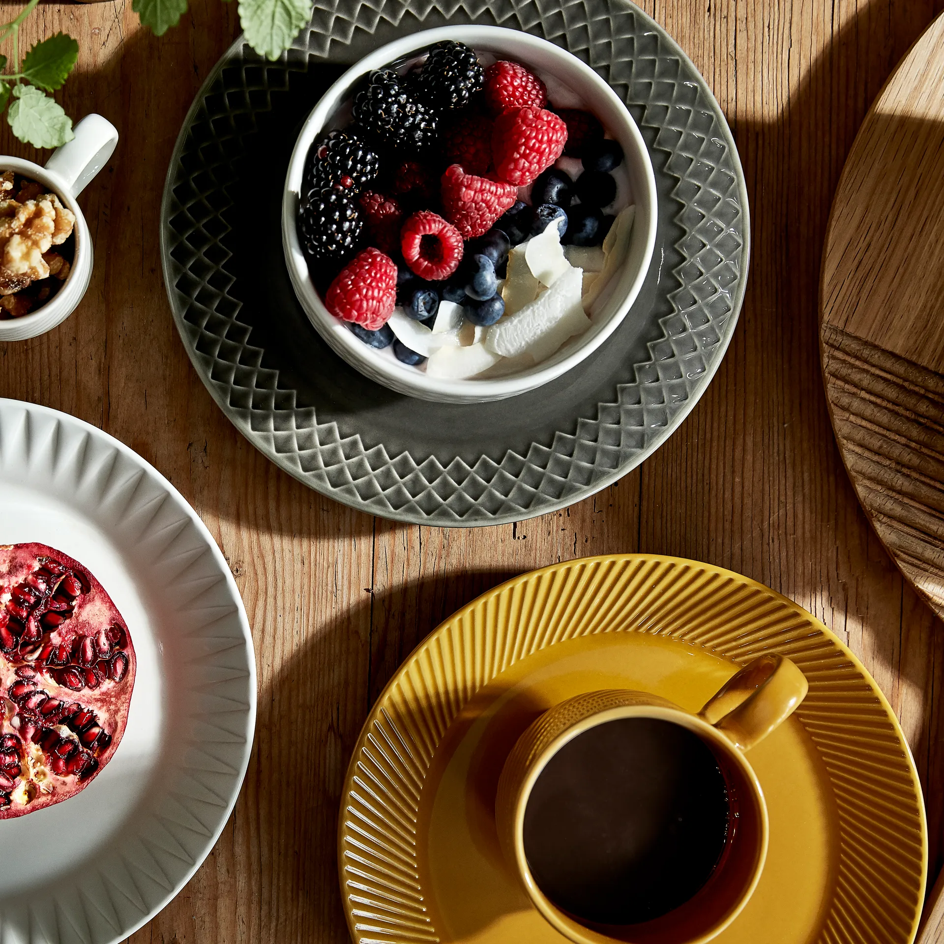 Coffee & More 小 盘子, 黄色 Sagaform