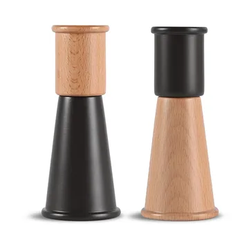 Cucumber salt 和 pepper grinder 小 2件 - 黑色-褐色 - Sagaform