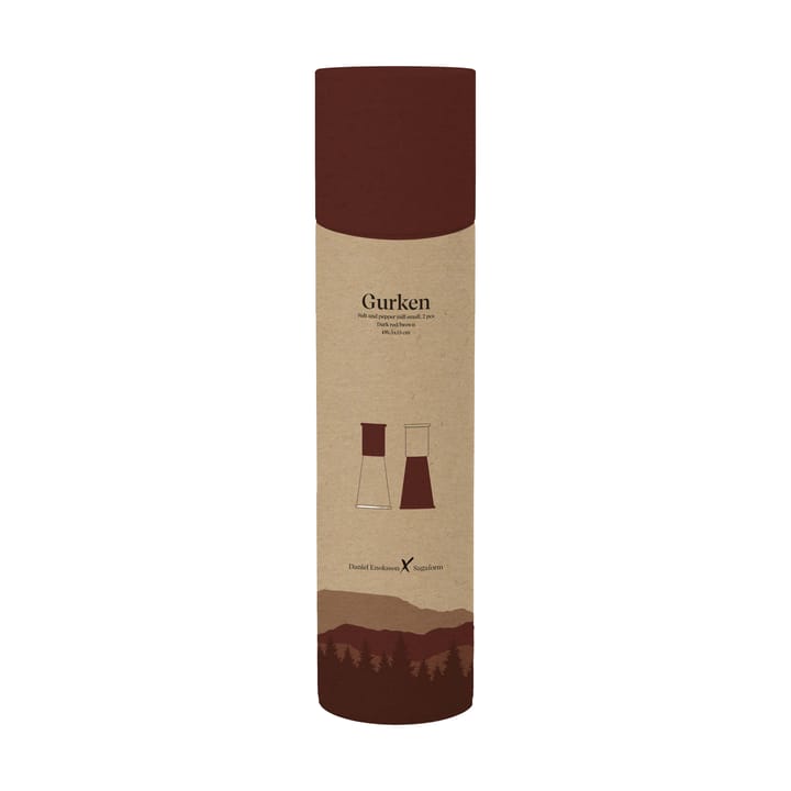 Cucumber salt 和 pepper grinder 小 2件, 红色-褐色 Sagaform