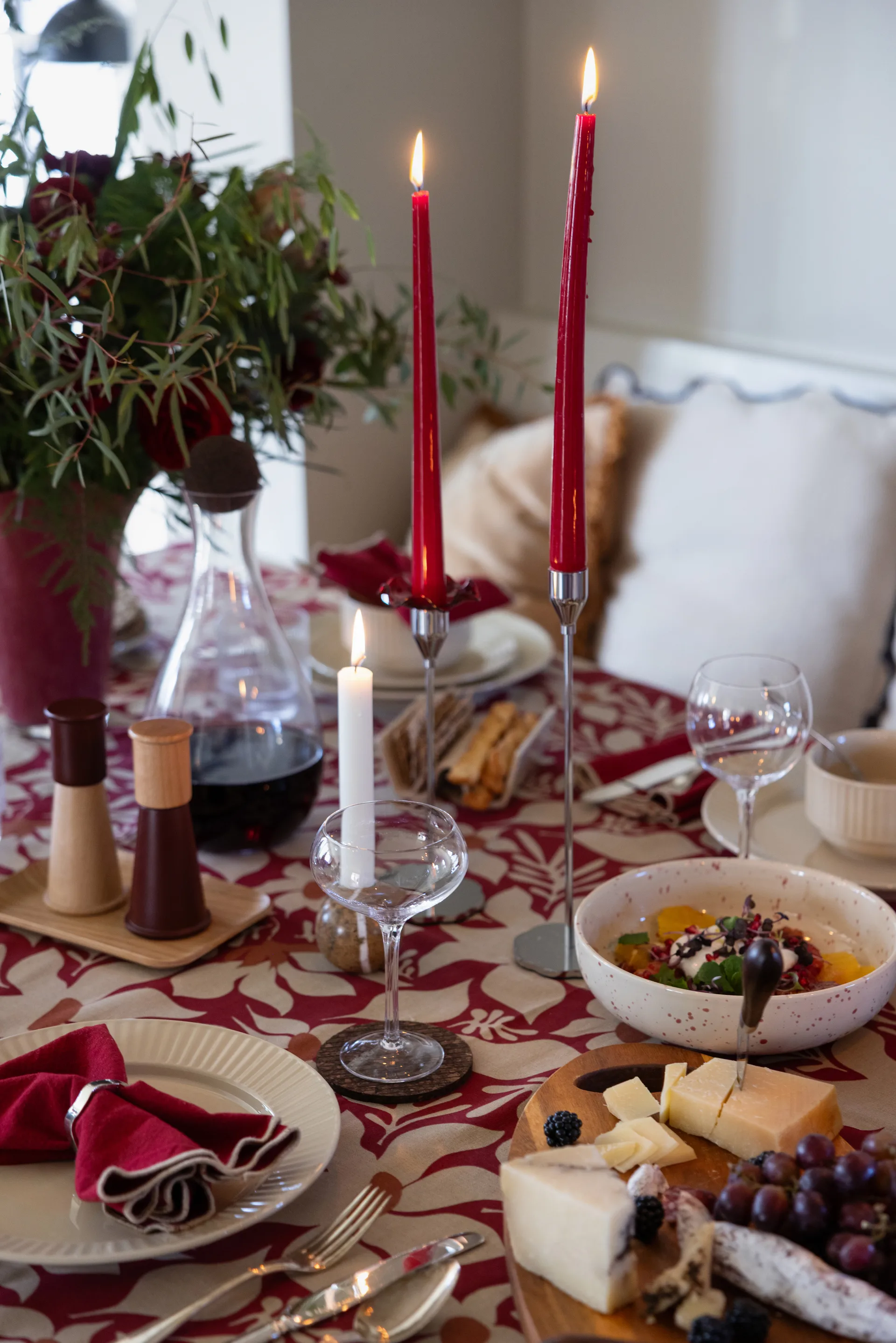 Cucumber salt 和 pepper grinder 小 2件, 红色-褐色 Sagaform