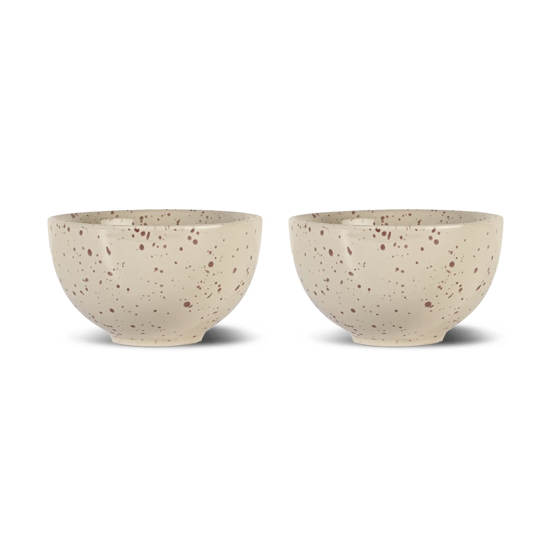 Ditte 碗 两件套装, 米色-酒红色 Sagaform