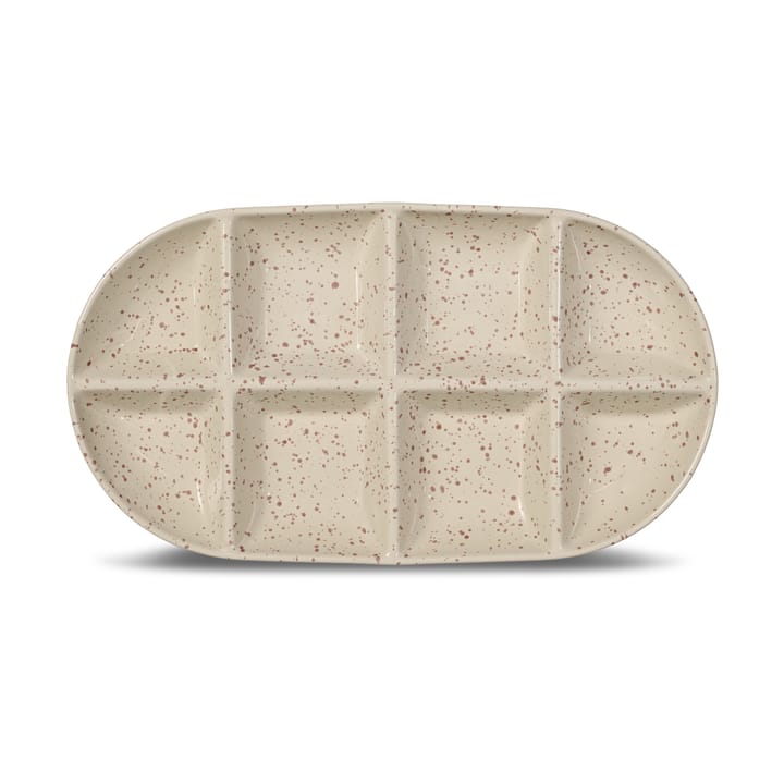 Ditte serving platter 大 20x36 cm - 米色-酒红色 - Sagaform