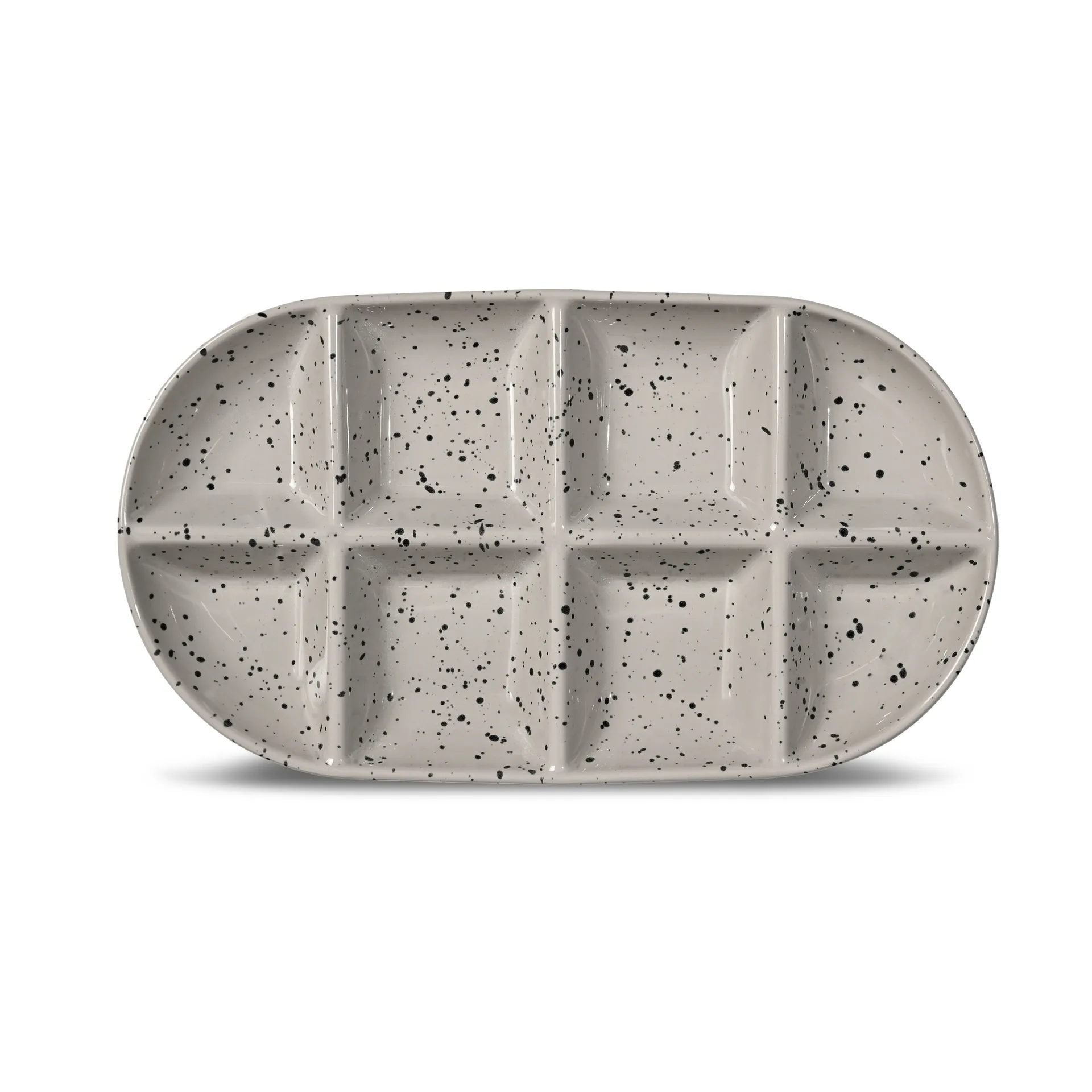 Ditte serving platter 大 20x36 cm, 灰色-黑色 Sagaform