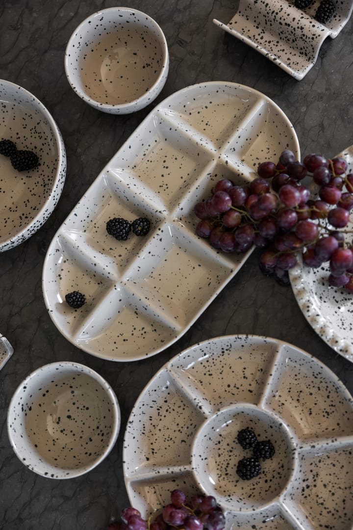 Ditte serving platter 大 20x36 cm, 灰色-黑色 Sagaform