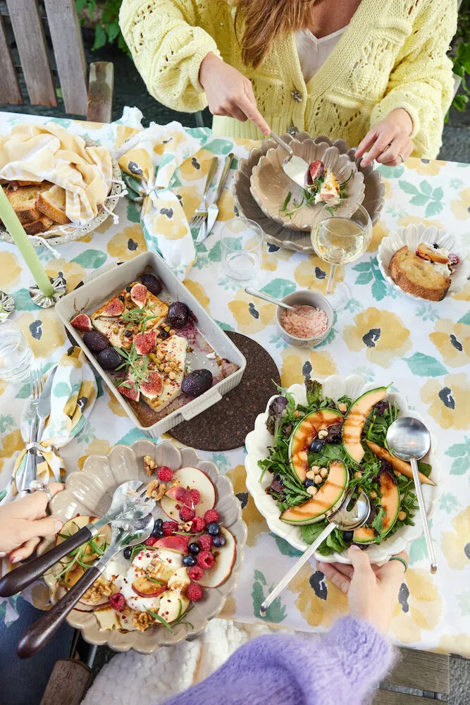 Eden 厨房巾 50x70 cm 两件套装, Mixed 黄色 Sagaform