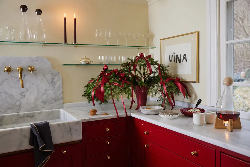 Edith 餐巾纸 45x45 cm 两件套装, 灰色 Sagaform