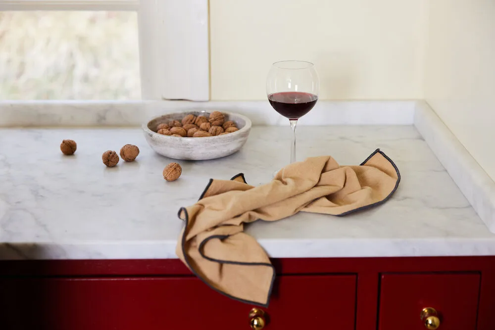 Edith 餐巾纸 45x45 cm 两件套装, 米色 Sagaform