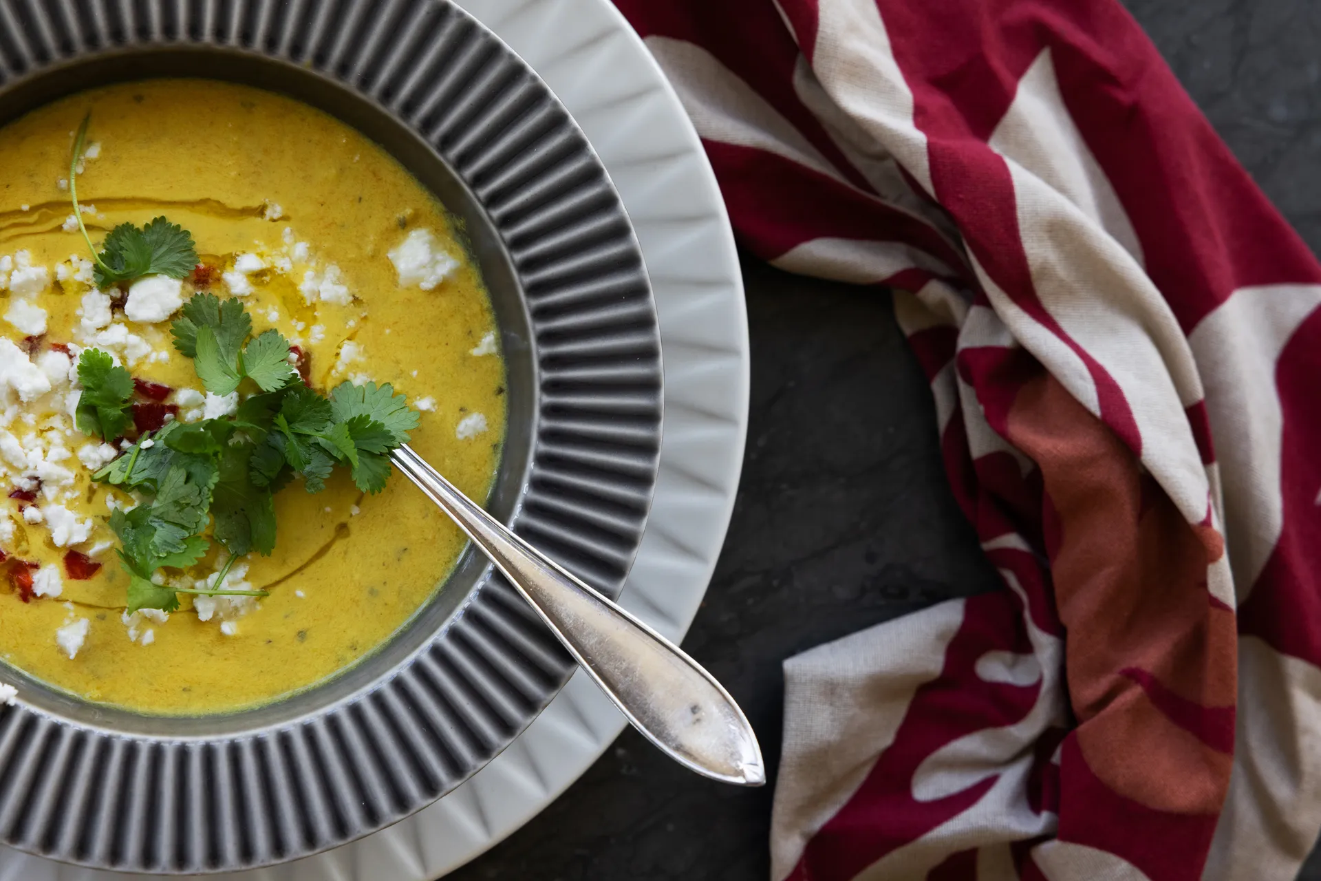 Edith 厨房巾 50x70 cm 两件套装, 酒红色 红色 Sagaform