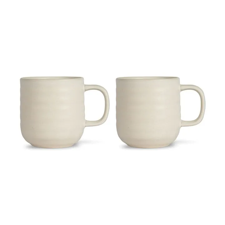Ellen 马克杯 370ml 2只装 - 米白色 - Sagaform